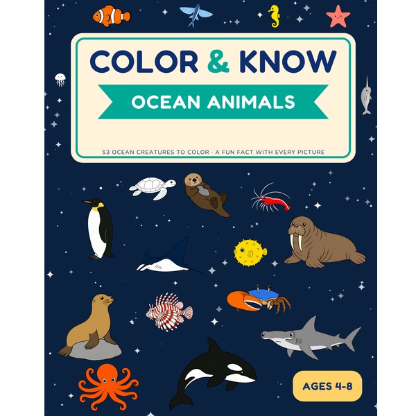 Cover of Color & Know: Ocean Animals