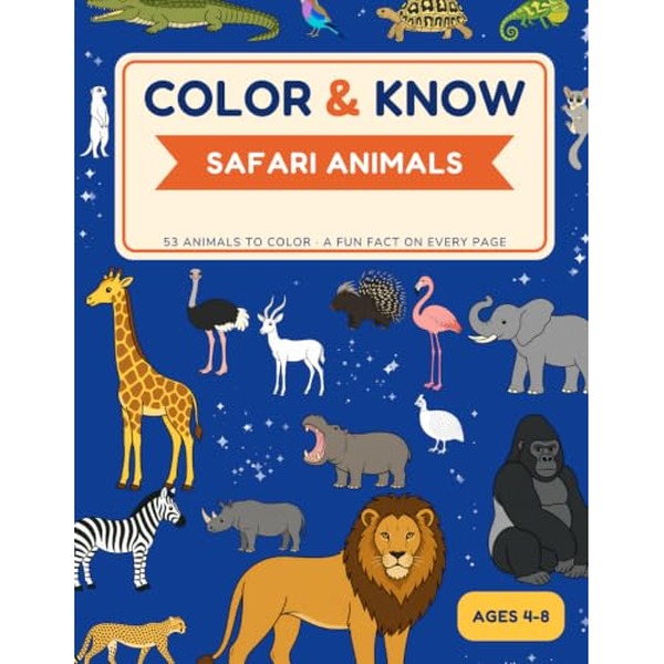 Cover of Color & Know: Safari Animals